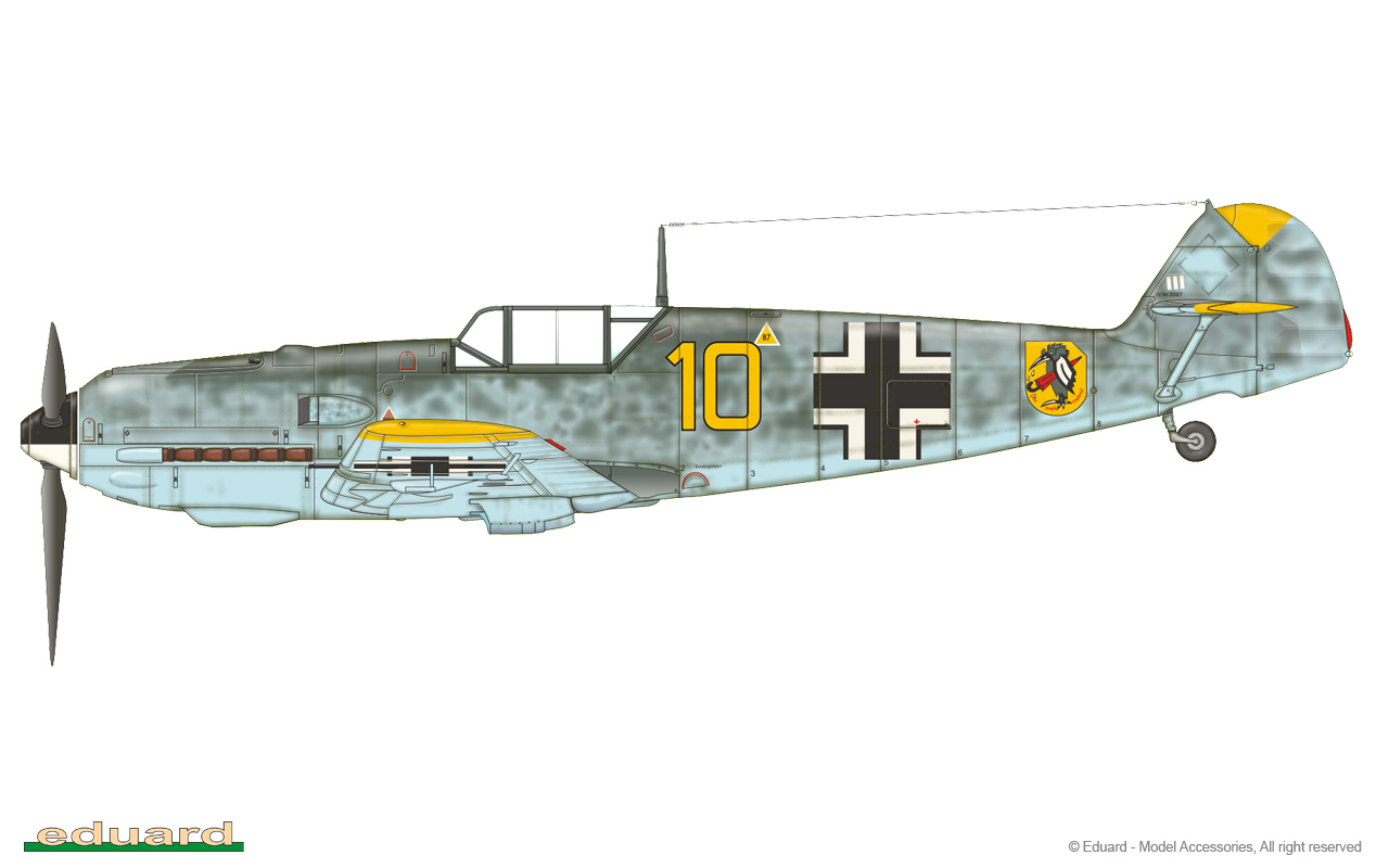 Bf109e Cockpit & Radio Compartment for E Edu648472 for sale online Eduard Models 1/48 Aircraft