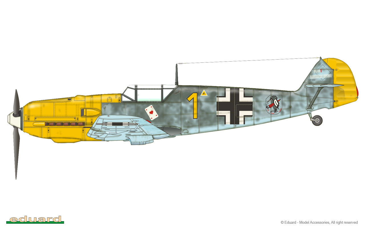 Eduard Brassin 1/32 Messerschmitt Bf-109E-3/Bf-109E-4 LooK Set # 634021 