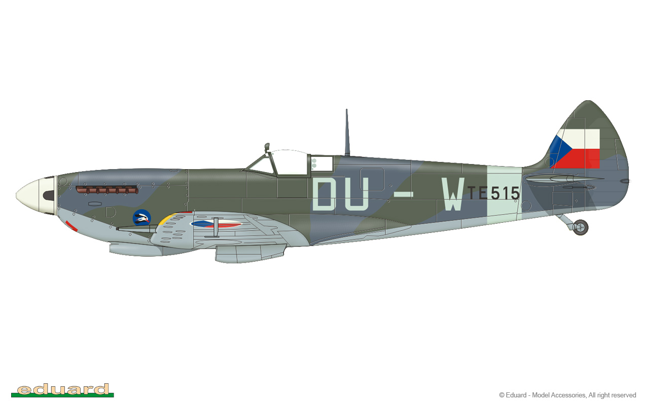 EDUARD MODELS 1/144 Aircraft Spitfire Mk IX for EDU Painted EDU144006 
