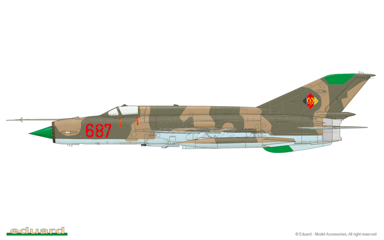 Eduard Eduard Brassin 648490 1/48 Mikoyan MiG-21 F.O.D 