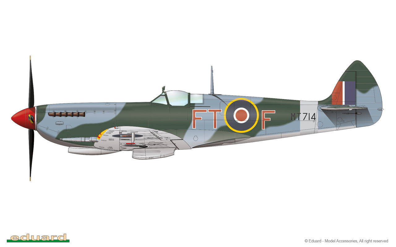 Eduard Brassin 1/48 Supermarine Spitfire Mk.I Wheels # 648455 