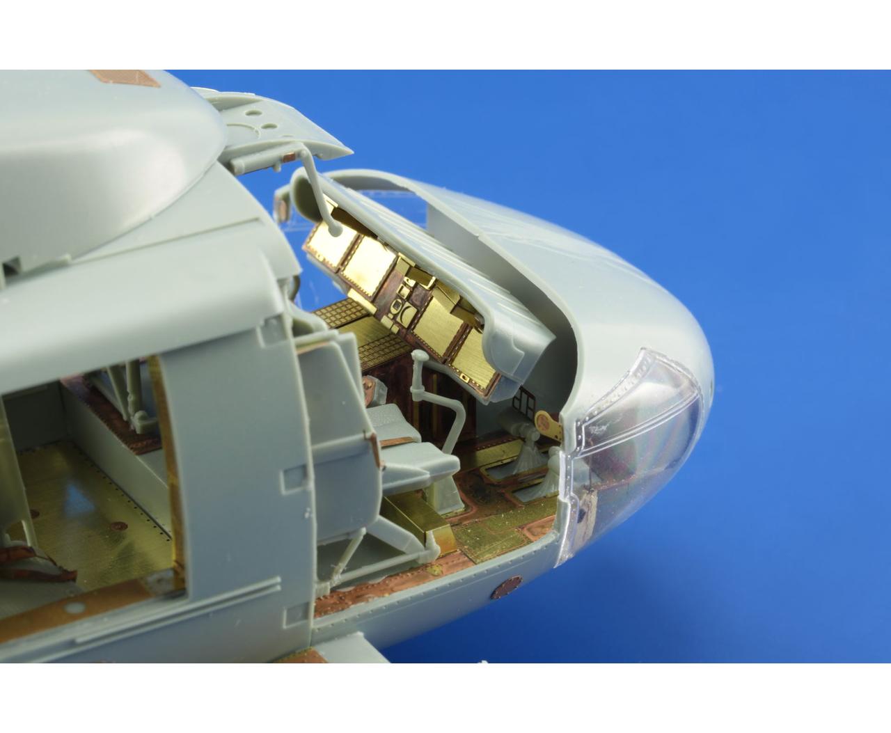 Eduard Models 1/35 Sikorsky MH-60S Seatbelts Set for Academy 12120 1 PE Sheet 