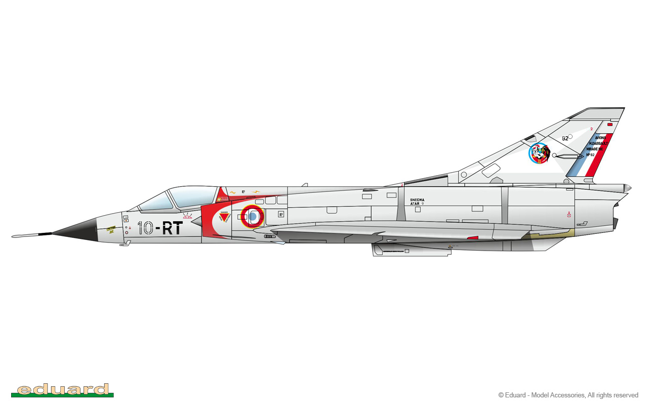 Eduard PE 49089 1/48 Dassault Mirage IIIC Seatbelts Fabric for sale online