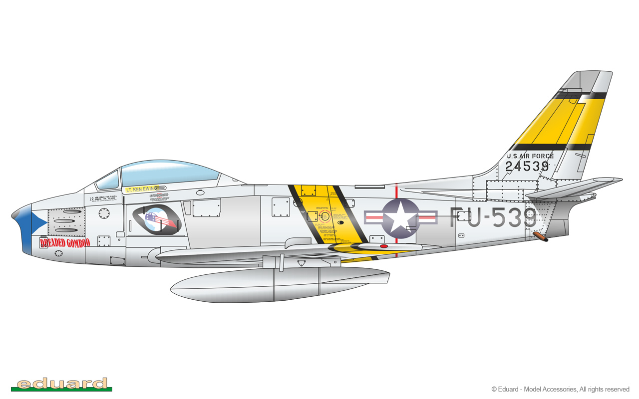 Eduard Accessories FE236 Modellbauzubehör F-86F Sabre 