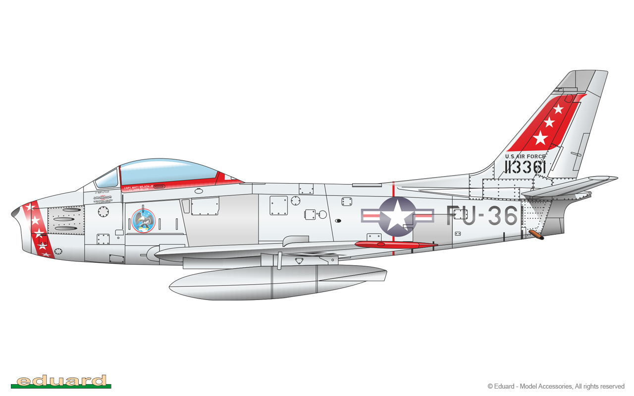 Eduard Accessories FE236 Modellbauzubehör F-86F Sabre 