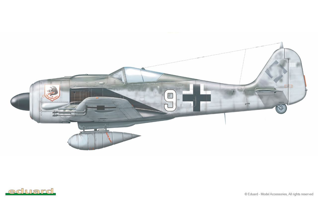 Quickboost 1:72 Focke-Wulf Fw 190A Exhaust for Eduard Resin Update #QB72-507 