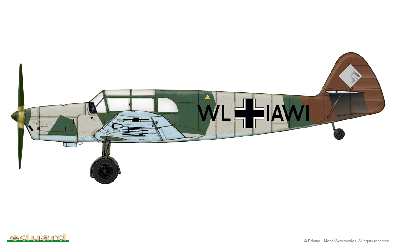 Eduard Brassin 1/48 Messerschmit Bf 108B Taifun Wooden Propeller # 648256 