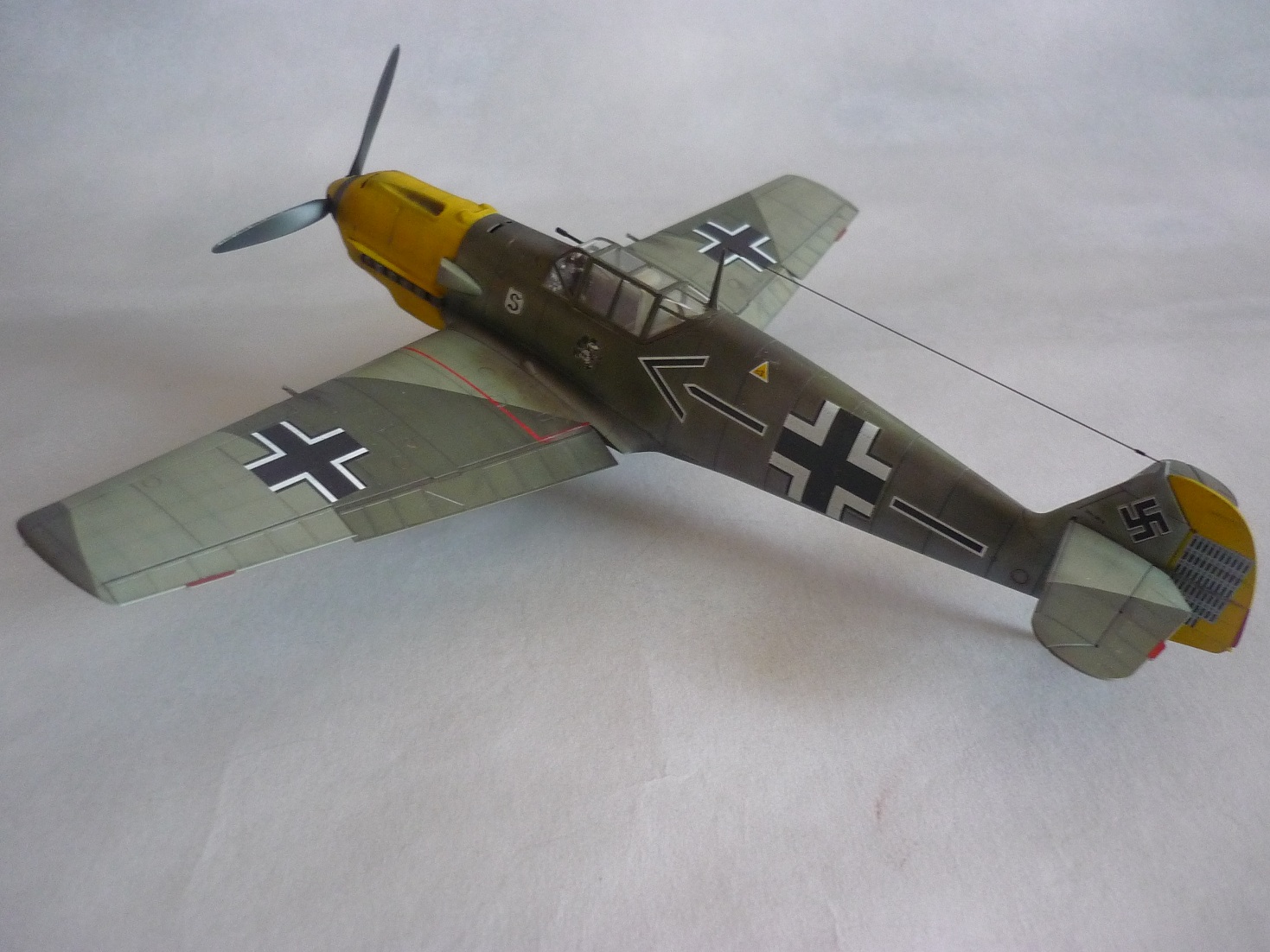 1/48 Bf109E Propeller w/Jig Tool for EDU 7426556929979 