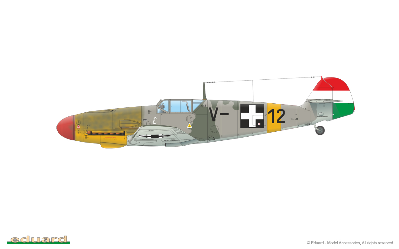 Royal Class Limited Editi EDUARD R0014-1:48 Messerschmitt Bf 109F Dual Combo