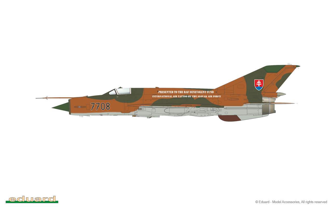 Eduard 4434 Super 44 DUAL COMBO 1:144th scale MiG-21 MF in Czechoslovak service