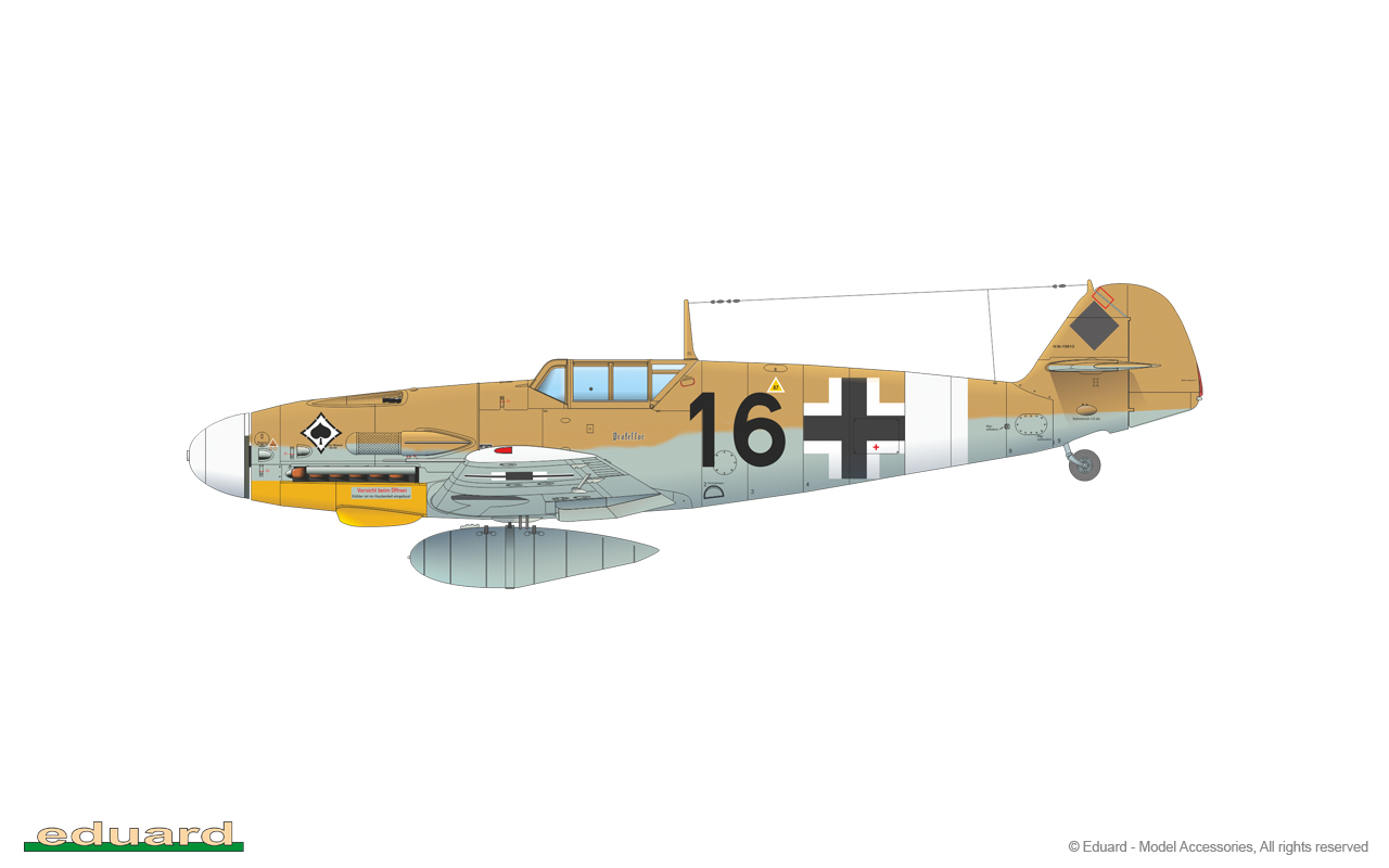 Eduard BIGSIN 64842 1/48 Messerschmitt Bf-109G-4 essential Eduard 