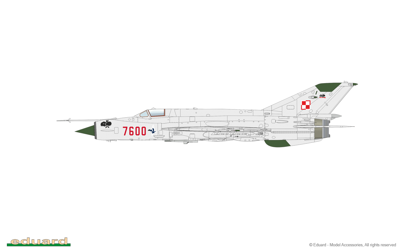 Eduard BIGSIN 67215 1/72 Mikoyan MiG-21MF interceptor Eduard 