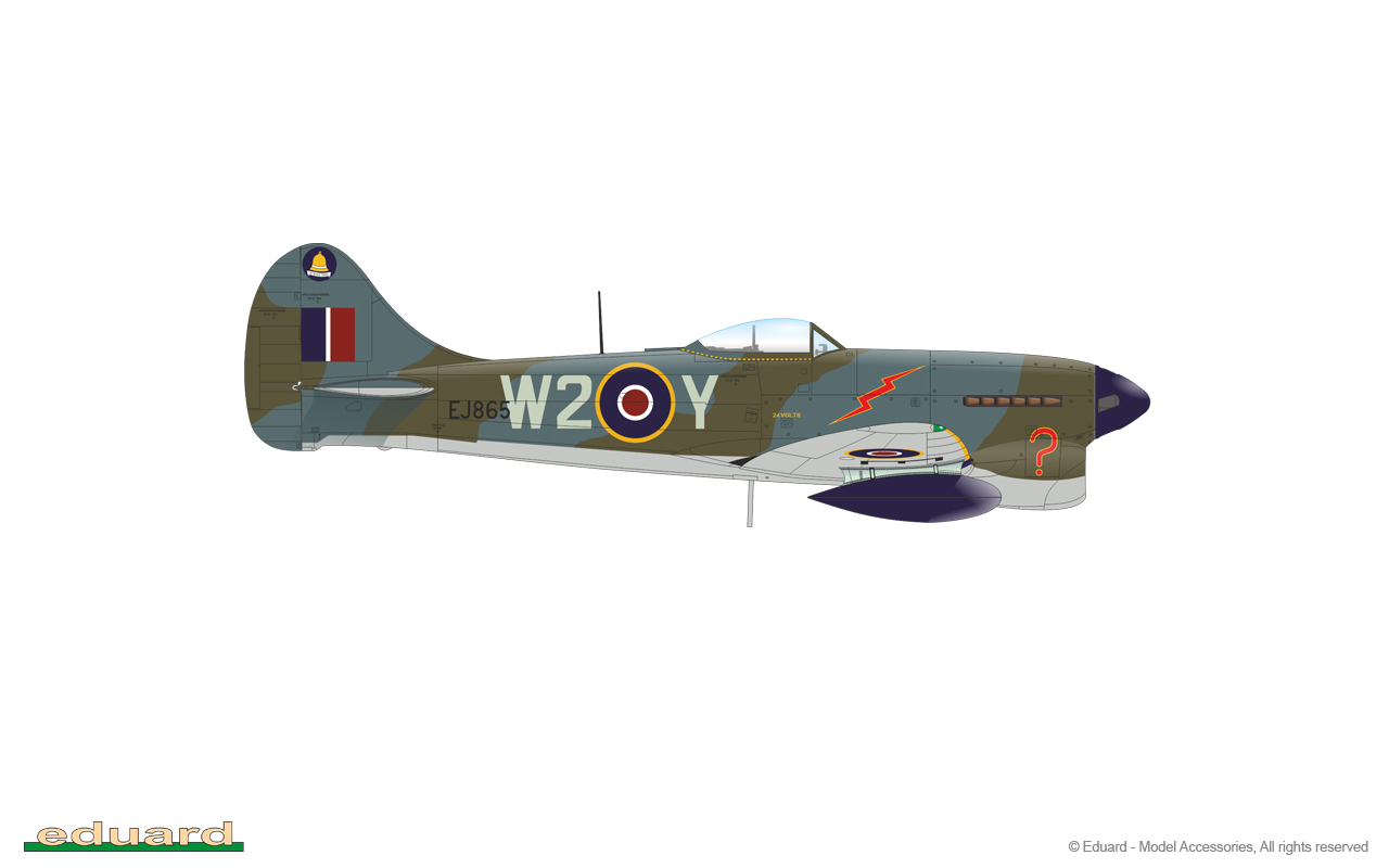 Eduard Brassin 1/48 Hawker Tempest Mk.V Undercarriage Legs BRONZE # 648446 