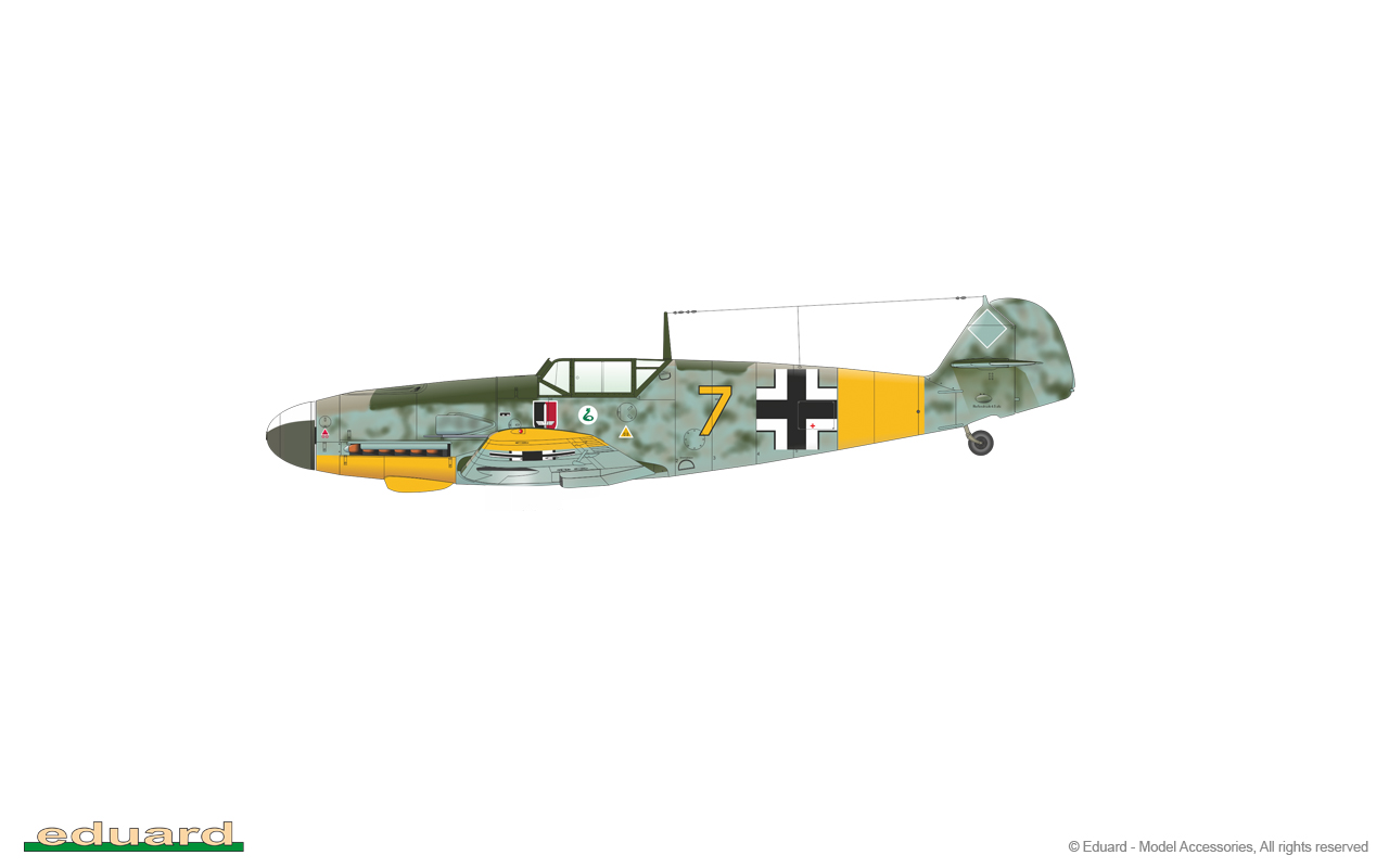 Eduard 1/48 Messerschmitt Bf-109E & Bf-109F-2 Barbarossa Dual Combo Limited Edit