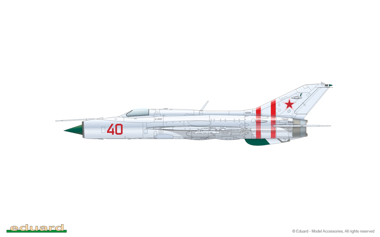 Eduard Accessories 672239-1:72 MiG-21PF ejection seat for Eduard Neu 