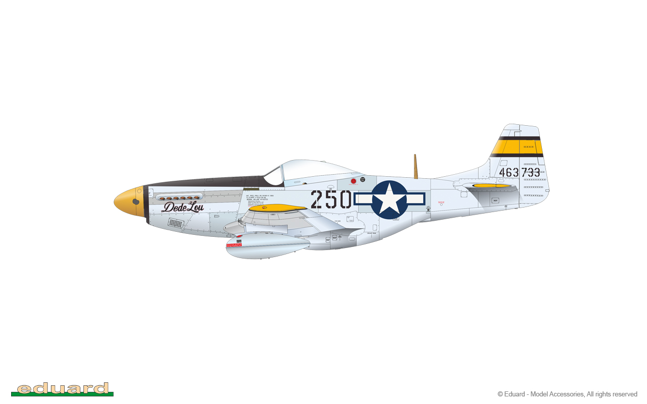 1/48 Eduard #11142 P-51D Mustang ‘Very Long Range see Desc! Tales Of Iwo Jima’