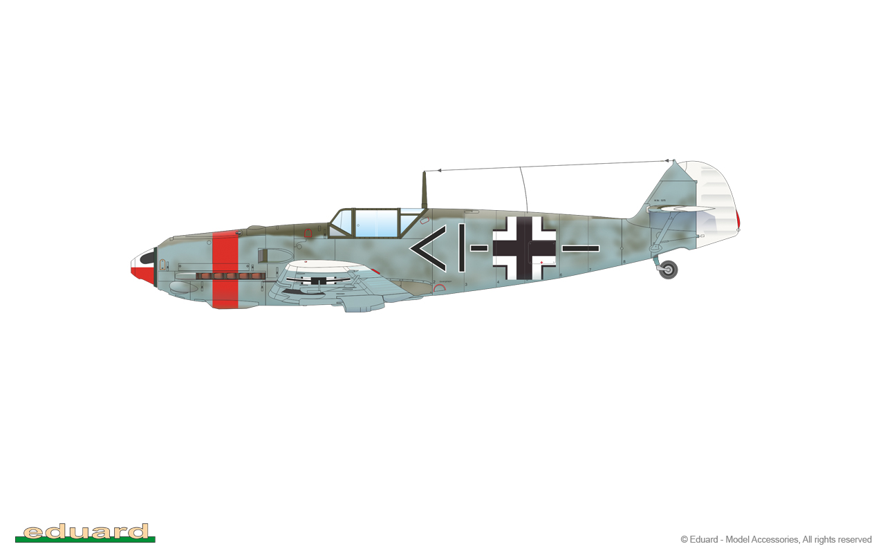 Eduard 1/48 EDK11144 Messerschmitt Bf109E 'Adlerangriff'  Dual combo Ltd Ed kit 