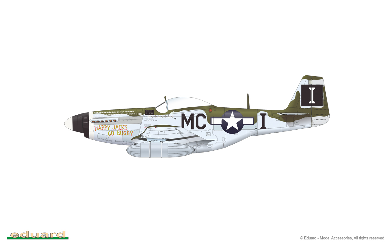 Eduard spACE 3DL48002 1/48 North-American P-51D-5 Mustang EDUARD 