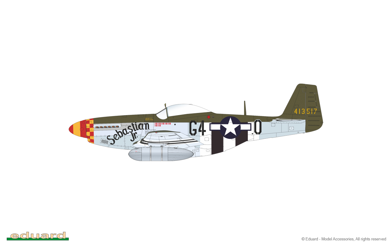 Kits-World 1/48 P-51D Mustang 357th FG # 48054 