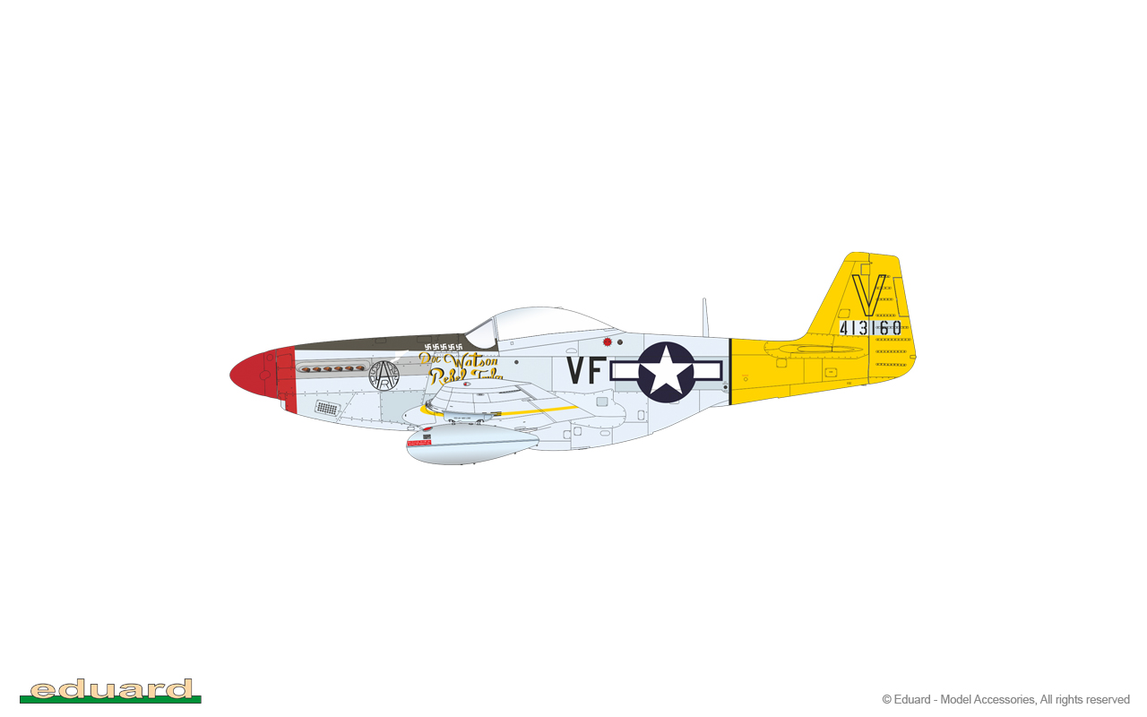 Eduard Models Colour Photoetch for 1/32 P-51D Mustang Placards