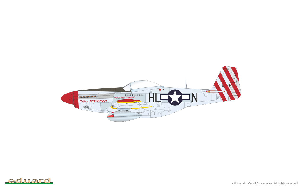 Eduard Brassin 632118 1/32 North-American P-51D Mustang Exhaust Stacks REVELL 