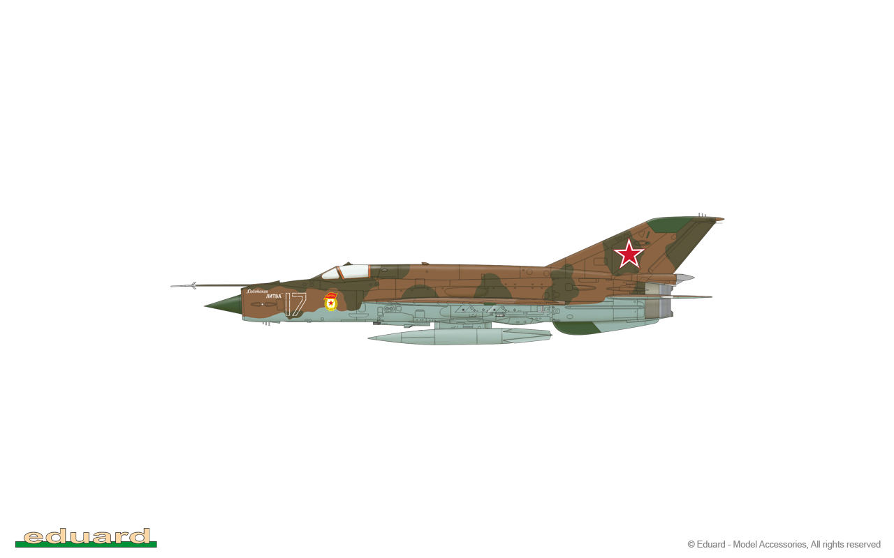 Weekend Edition Eduard Plastic Kits 84130-1:48 MiG-21bis Neu 