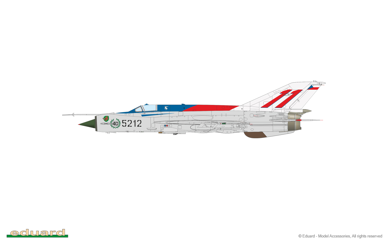 Eduard BIGSIN 67216 1/72 Mikoyan MiG-21MF Fighter-Bomber Eduard 