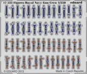 Figures Royal Navy Gun Crew S.A. 3D 1/350 