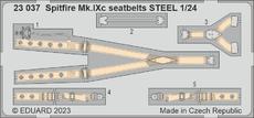 Spitfire Mk.IXc seatbelts STEEL 1/24 