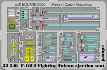 F-16CJ ejection seat 1/32 