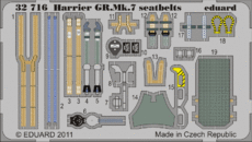 Harrier GR.Mk.7 seatbelts 1/32 