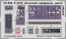 F-104C electronic equipment 1/32 
