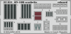 OV-10D seatbelts 1/32 