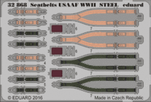 Seatbelts USAAF WWII STEEL 1/32 