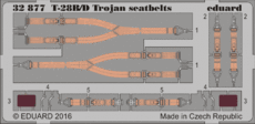 T-28B/D Trojan seatbelts 1/32 