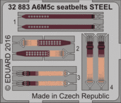 A6M5c seatbelts STEEL 1/32 