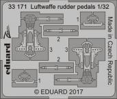 Luftwaffe rudder pedals 1/32 