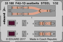 F4U-1D seatbelts STEEL 1/32 