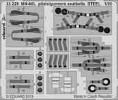 MH-60L pilots/gunners seatbelts STEEL 1/35 
