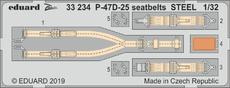 P-47D-25 seatbelts STEEL 1/32 