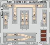 B-25H seatbelts STEEL 1/32 