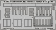 Valentine Mk.II/IV cannister holder 1/35 
