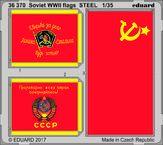 Soviet WWII flags STEEL 1/35 