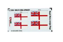 Royal Navy ensign flags SPACE 1/350 