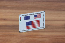 US Navy ensign &amp; union jack flag SPACE 1/200 1/200 