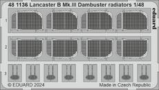 Lancaster B Mk.III Dambuster radiators 1/48 