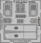 F-14A grilles STEEL 1/48 