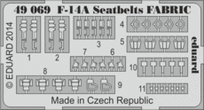F-14A seatbelts FABRIC 1/48 