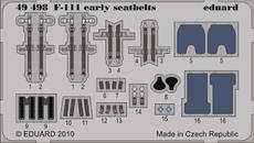 F-111 early seatbelts 1/48 
