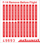 F-14 Remove Before Flight SUPERFABRIC 1/48 